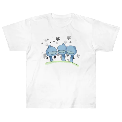 オオグチボヤ　深海井戸端会議　#深海生物 Heavyweight T-Shirt