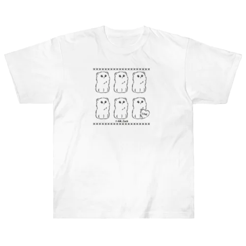 もこもこkitty ヘビーウェイトTシャツ