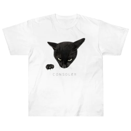 CONSOLER 猫 004 ヘビーウェイトTシャツ