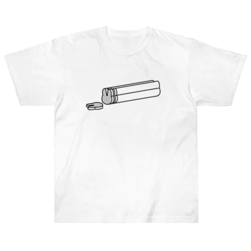 切り分けるうさぎ/3 Heavyweight T-Shirt