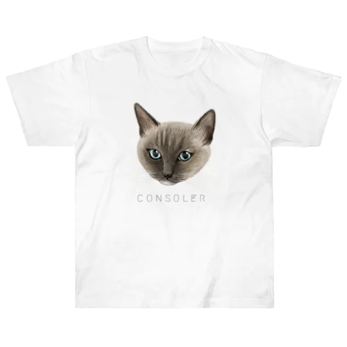 CONSOLER 猫 005 ヘビーウェイトTシャツ