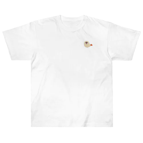 エビフライ文鳥 Heavyweight T-Shirt