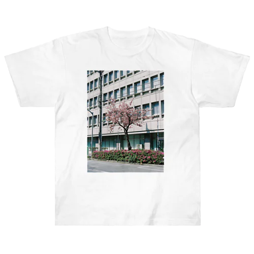 double cherry blossom Heavyweight T-Shirt