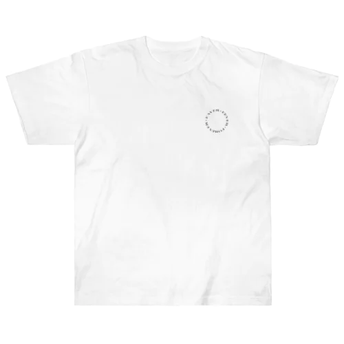 FAVER-circle-onepoint ヘビーウェイトTシャツ