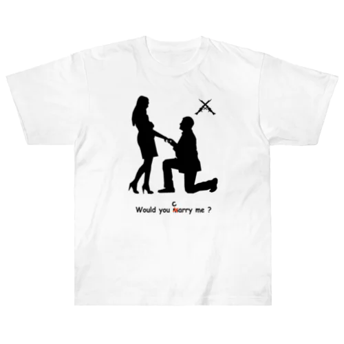 Would you carry me ? ヘビーウェイトTシャツ