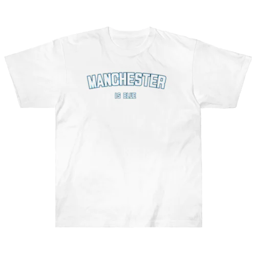 MANCHESTER IS BLUE Heavyweight T-Shirt