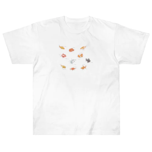 金魚10匹 ヘビーウェイトTシャツ