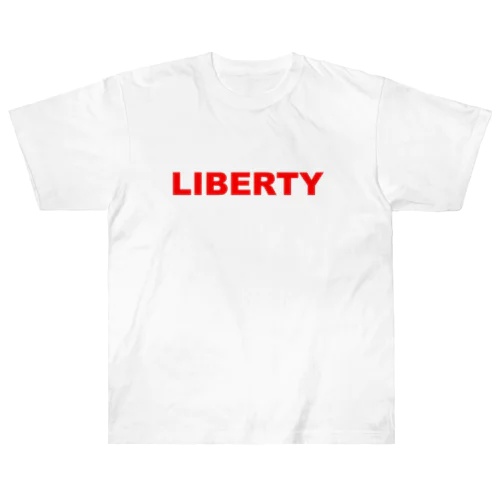 LIBERTY　Tシャツ　半袖　バックプリントあり ヘビーウェイトTシャツ