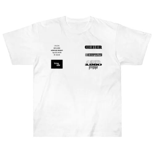 "IR-120/R47" ヘビーウェイトTシャツ