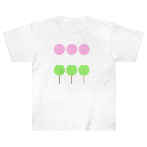 3色団子🍡 ヘビーウェイトTシャツ