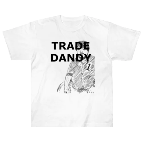 TRADE DANDY 001 ストリートトレードダンディおじさん001 Heavyweight T-Shirt