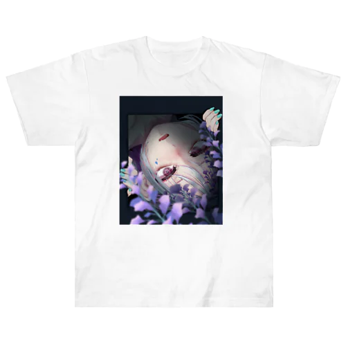 藤の花 ヘビーウェイトTシャツ