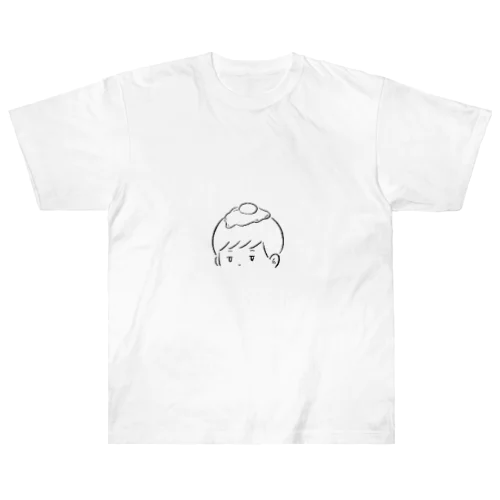 韓国線画　目玉焼きキッズ Heavyweight T-Shirt