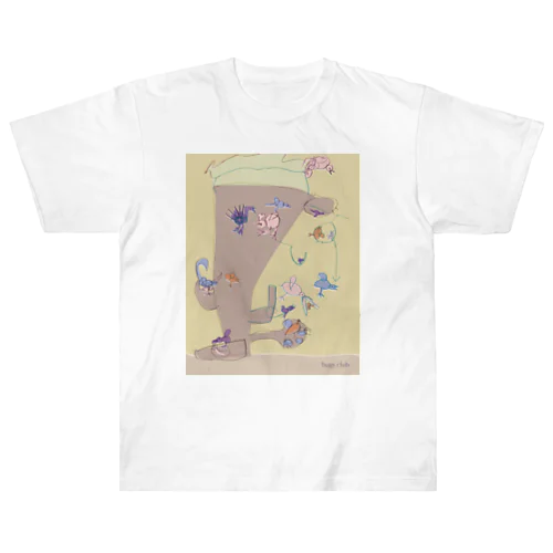 大木にすむ鳥たち Heavyweight T-Shirt