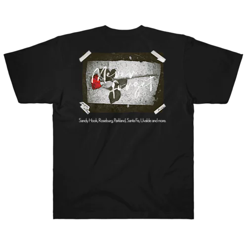 JNNC「銃なき世界へ#1」 ヘビーウェイトTシャツ