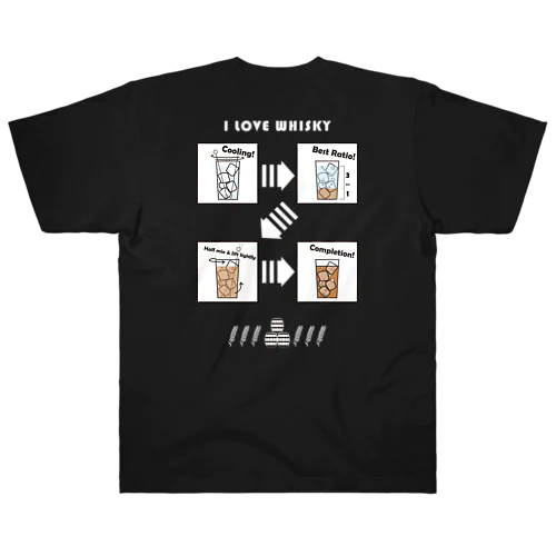 I LOVE WHISKEY-06 ヘビーウェイトTシャツ