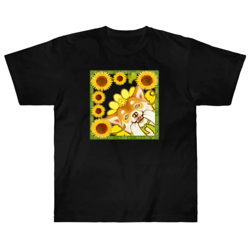 ヒマワリいっぱい！ Heavyweight T-Shirt