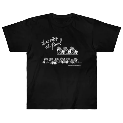 Let’s enjoy the Beer! (white) ヘビーウェイトTシャツ