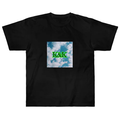 空(カラー★文字あり★黄緑色) ヘビーウェイトTシャツ