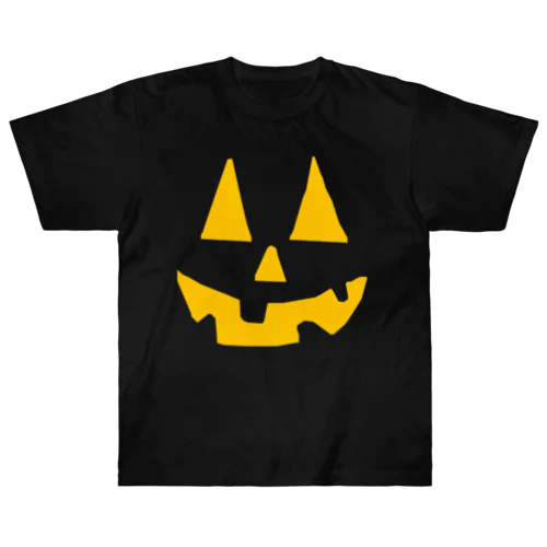 ハロウィン ジャック・オ・ランタン ブラックボディ ヘビーウェイトTシャツ