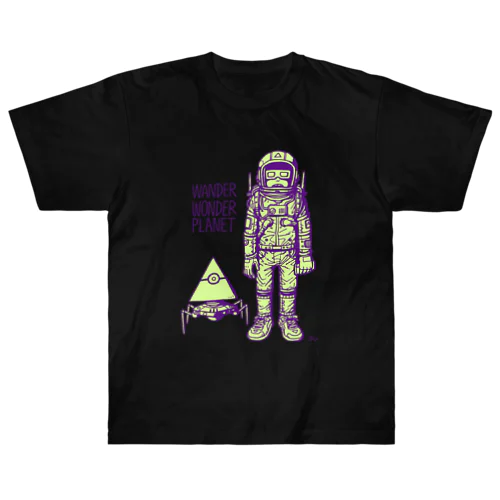 WANDER WONDER PLANET Heavyweight T-Shirt