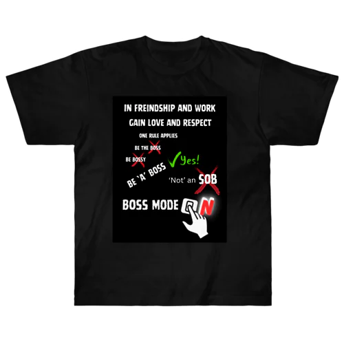 BOSS mode ON ヘビーウェイトTシャツ