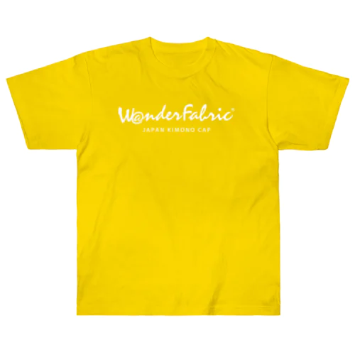 W@NDERFABRIC 初期ロゴWHITE Heavyweight T-Shirt