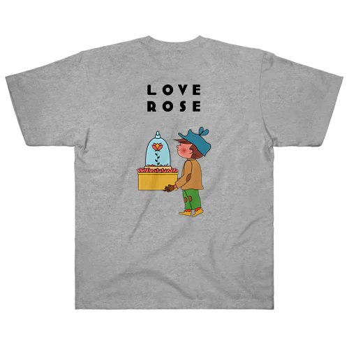 LOVE ROSE シリーズ ヘビーウェイトTシャツ