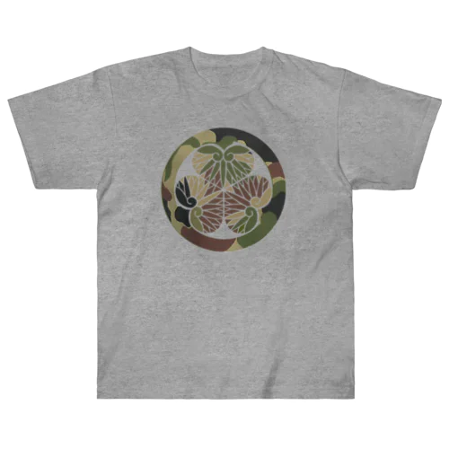 葵の迷彩御紋 ヘビーウェイトTシャツ