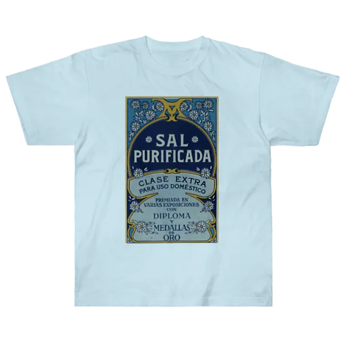 スペイン・バルセロナ　SAL PURIFICADA（精製塩）　リトグラフ Heavyweight T-Shirt