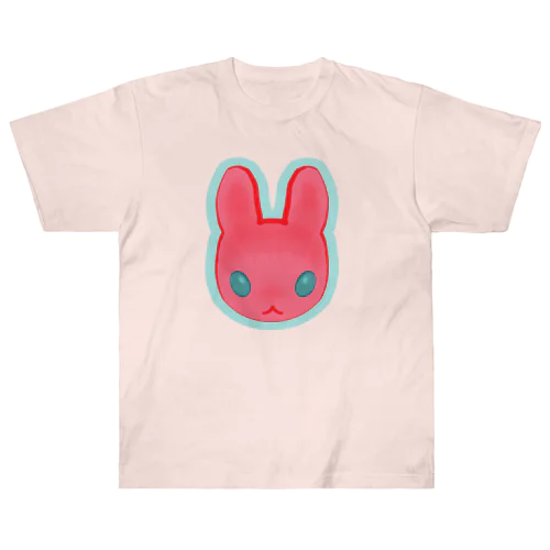 つよつよ！ピンクのうさぎさん！ Heavyweight T-Shirt