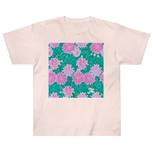 お花と緑 Heavyweight T-Shirt