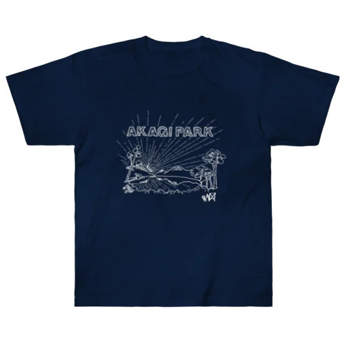 AKAGI★park01(白文字) ヘビーウェイトTシャツ