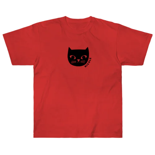 黒猫屋ニコル Heavyweight T-Shirt