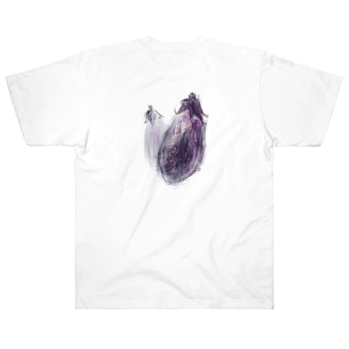 ベジタブルT（ナス） Heavyweight T-Shirt