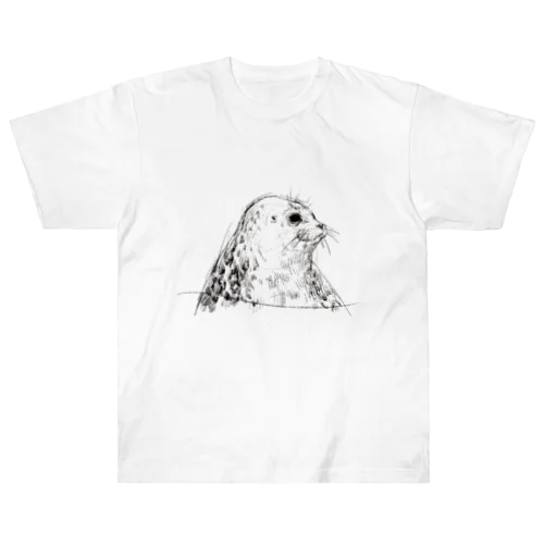 Ringed seal ヘビーウェイトTシャツ