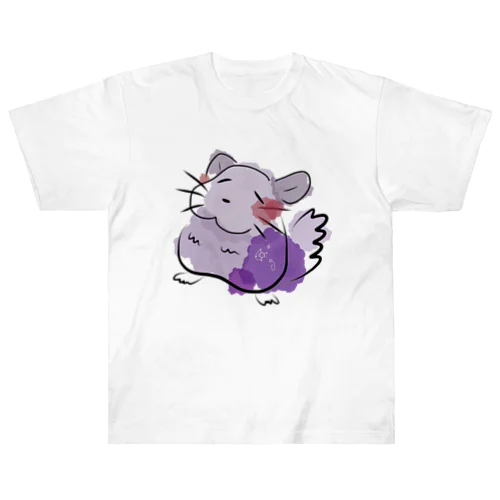 ❤︎ チンチラ ❤︎ ちゃん ❤︎ ヘビーウェイトTシャツ