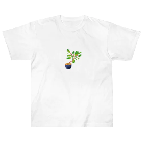 【Watercolor Plants】 ヘビーウェイトTシャツ