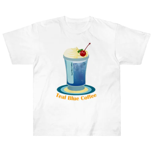 Teal Blue Hawaii Heavyweight T-Shirt