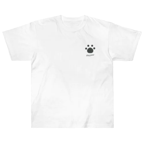 dog paw ヘビーウェイトTシャツ