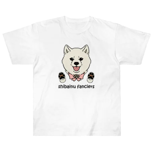 shiba-inu fanciers(白柴) Heavyweight T-Shirt