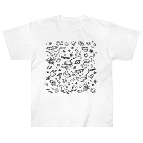 深海モンスター Heavyweight T-Shirt