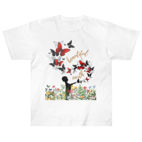 beautiful earth ヘビーウェイトTシャツ