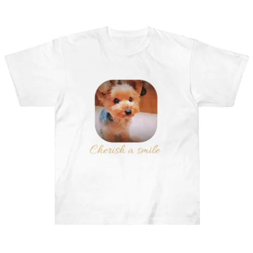 Cherish a smile ヘビーウェイトTシャツ