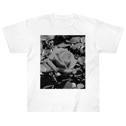 Rose(Gray) Heavyweight T-Shirt