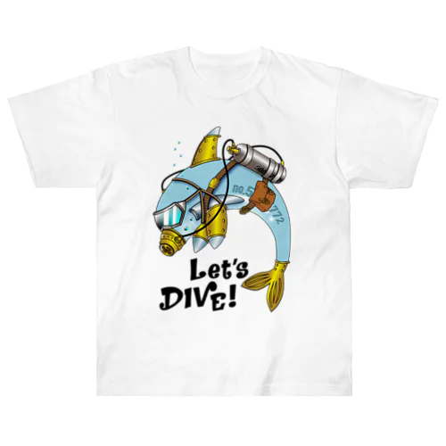 未来イルカ Heavyweight T-Shirt