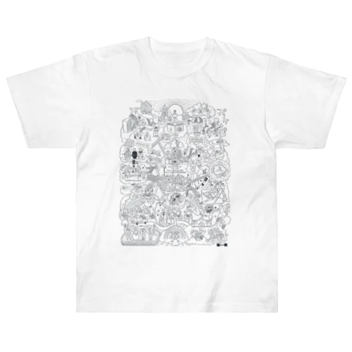 SEN VISION MAP T-SHIRT Heavyweight T-Shirt