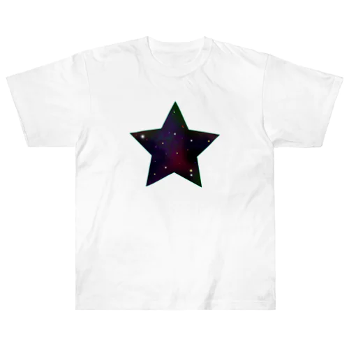 星　宇宙 ヘビーウェイトTシャツ