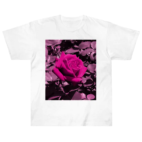 Rose(Magenta) Heavyweight T-Shirt