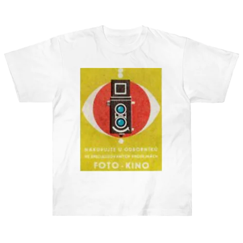 チェコ　二眼カメラ ヘビーウェイトTシャツ